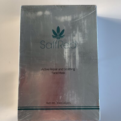 Face Mask Saffred Active Repair And Soothing Face Mask 30 lm 6 Pcs  Sealed