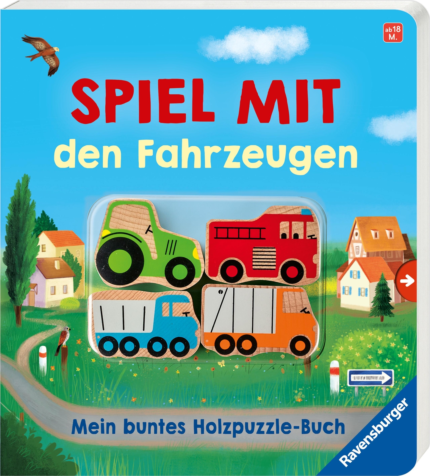Thumbnail - Spiel Mit Den Fahrzeugen: Mein Buntes Holzpuzzle-buch, Bernd Penners