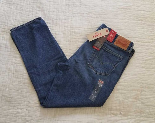 NEW MEN'S LEVI'S 511 MADE IN THE USA SLIM FIT DENIM JEANS MEDIUM AUTHENTIC  | eBay