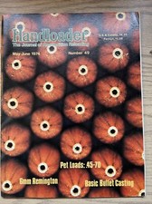 HANDLOADER AMMUNITION RELOADING JOURNAL  -  MAY - JUNE 1974