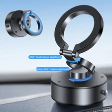 360° Vacuum Magnetic Rotate Phone Holder Adsorption Car Strong Suction Cup Mount