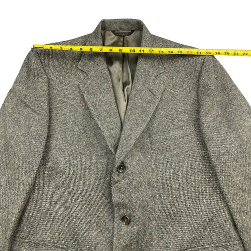 VTG Real Magee Of Donegal Men’s Tweed 3-Button Blazer Green/Beige • USA • 44L - Picture 10 of 18
