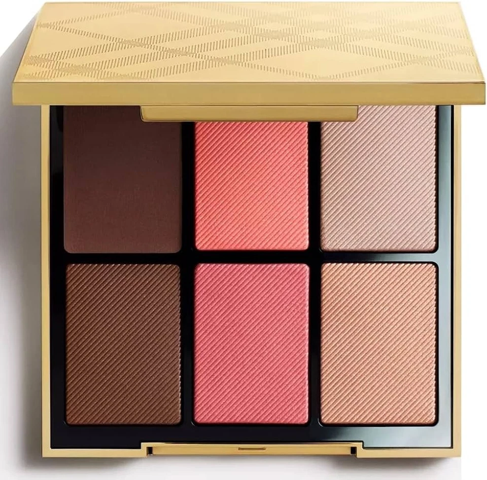 Burberry Essentials Glow Palette Sculpt, Blush & Highlight 02 Medium to Dark NEW