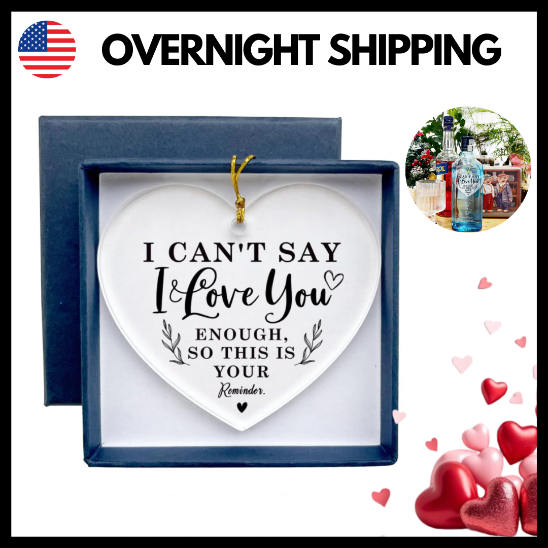 I Love You Acrylic Sign, Gift Wife Romantic Valentine Present For Valentines Day
