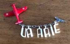 WWII Sweetheart Pin Sky Writing Patriotic Rare