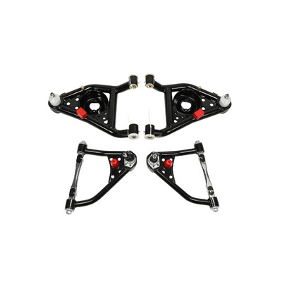 Front Upper& Lower Tubular Control Arms Set For 67-69 Camaro Firebird 68-74 L