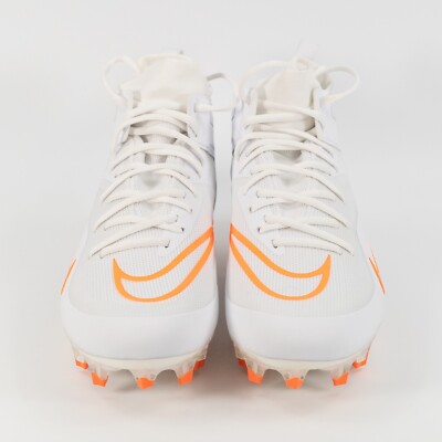 Nike Alpha Huarache 8 Elite LAX \'White Orange\' CW4447-102 size 12.5 Nike Alpha Huarache 8 Elite LAX Lacrosse Cleats White Orange  main image 3