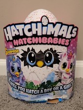 Hatchimals HatchiBabies Kitsee or Unikeet Surprise Egg Interactive Pet
