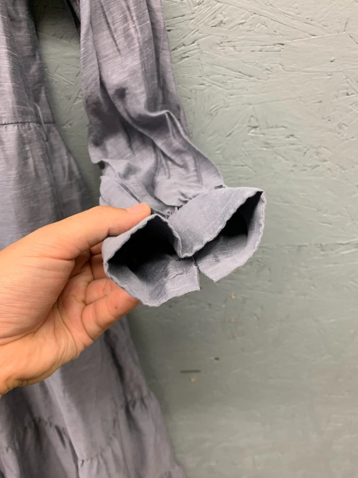 Mare Mare X Anthropologie Agosta Tiered Midi Women's Dress Size Petite Small - Image 4 of 4