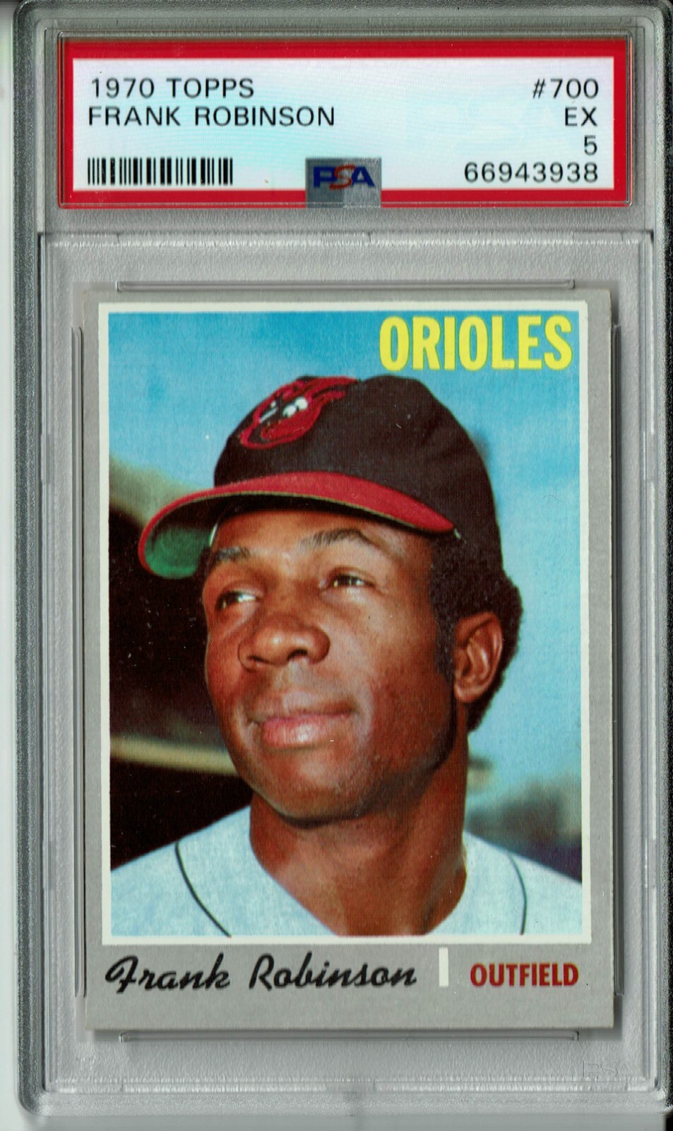1970 Topps #700 Frank Robinson PSA graded 5 EX *Baltimore Orioles*