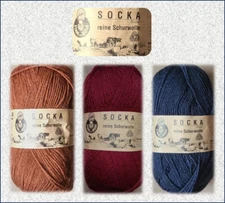 Socka Natur by StahlSche Wolle (100% Pure Virgin Wool) - 3 Colors Available