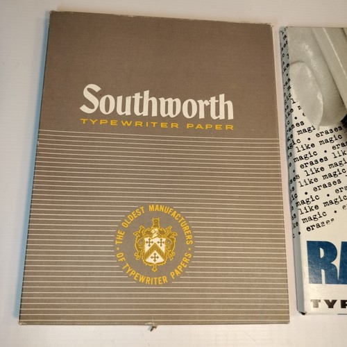 Southworth Typewriter Paper 413C Racerase 25% Cotton Fiber Lot (2) - Picture 2 of 6