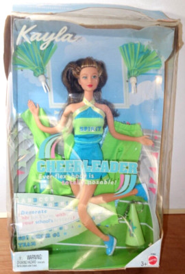 2003 Barbie Cheerleader Kayla doll Mattel Damaged Box