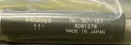Mitutoyo 167-151 Micrometer Standard Bar, 11" Length, .37" Diameter *New-Open