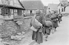 WW2 WWII Photo World War Two / French Soldiers in Germany in 1945 3rd French