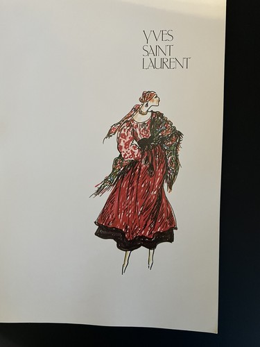 YSL Yves Saint Laurent Vintage Fashion book 1983 HC DJ Metropolitan Museum NYC - Picture 7 of 14