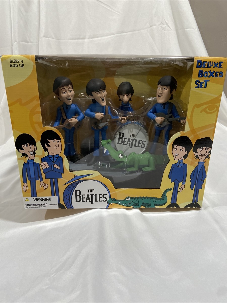 NIB 2005 McFarlane Toys The Beatles Deluxe Action Figure Box Set Unopened!