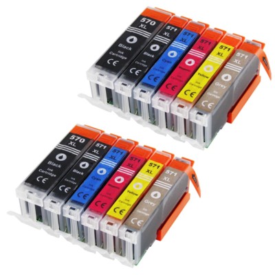 12 XL PATRONEN + CHIP für CANON PIXMA MG7700 Series MG7750 MG7751 MG7752 MG7753