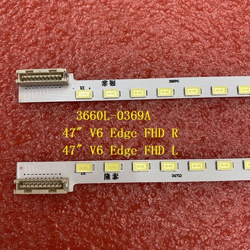 2pcs LED strip For LG 47LW5300 47PFL7606H 47LW650T 47LW450U 47LV5500 3660L-0369A - 第 3/6 張圖片