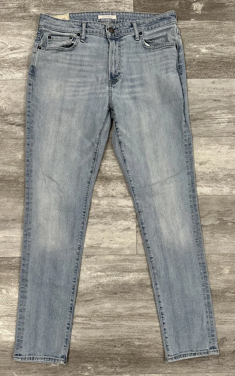 Abercrombie &amp; Athletic Skinny Stretch Mens Jeans Sz 32x32 Light Wash | eBay