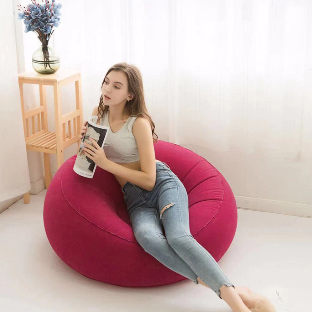 Inflatable Sofa Pvc Flock Foldable Air