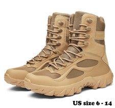 Mens Army Combat Boots Patrol WORK SECURITY POLICE BIKER PAINTBALL Size 6-14 US