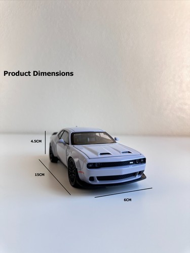 1:32 Dodge Challenger Charger SRT - Hell Cat Model Car - Alloy Diecast - Picture 10 of 11