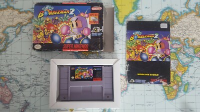 Super Nintendo SNES Bomberman 2 Complet
