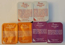 2 CHICK-FIL-A, 2 Zesty Buffalo & 2 Polynesian Sauces 1 Oz Packets Total 6 oz NEW