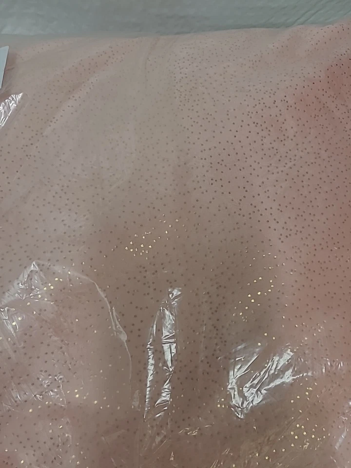 Christopher Knight Home Soft Sparkles 3 Ft Bean Bag Cover Blossom/Gold Sparkles - Image 2 of 4