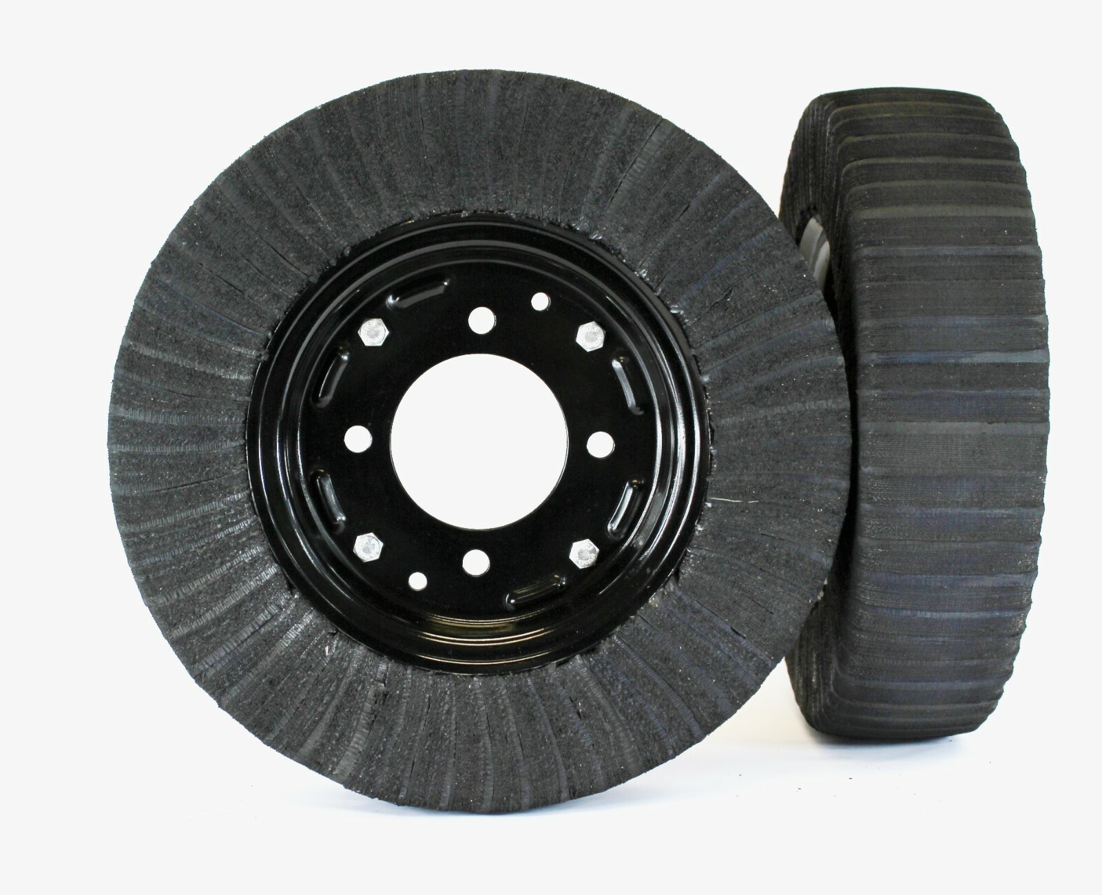 1 TAILWHEEL FOR ROTARY CUTTER TIRE, 4" X 8"X15" BUSH HOG WHEEL MOWER TRAIL WHEEL