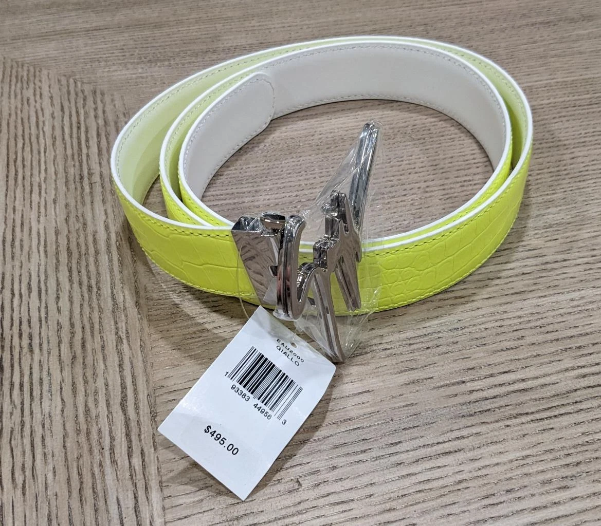 Giuseppe white deals belt