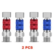 2PCS Airbrush Quick Release Disconnect Adapter 1/8" For Plug Adpter Fitting Hose