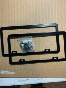 Screws Jeep Wrangler Cherokee Rubicon Chrome Steel License Plate Frame Caps