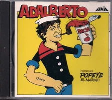 Salsa RARE CD FANIA First Pressing ADALBERTO SANTIAGO Popeye el marino