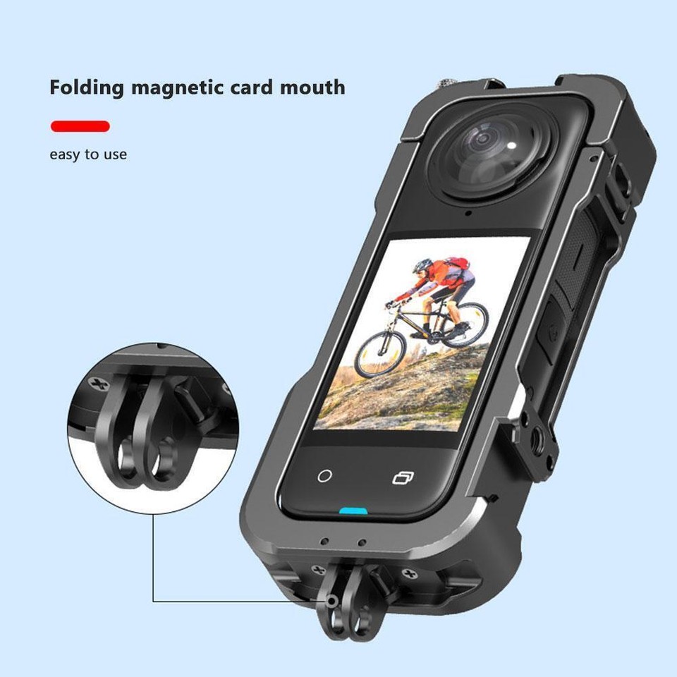 Metal Rabbit Cage Protective Frame For Insta360X4 D3P0 Camera