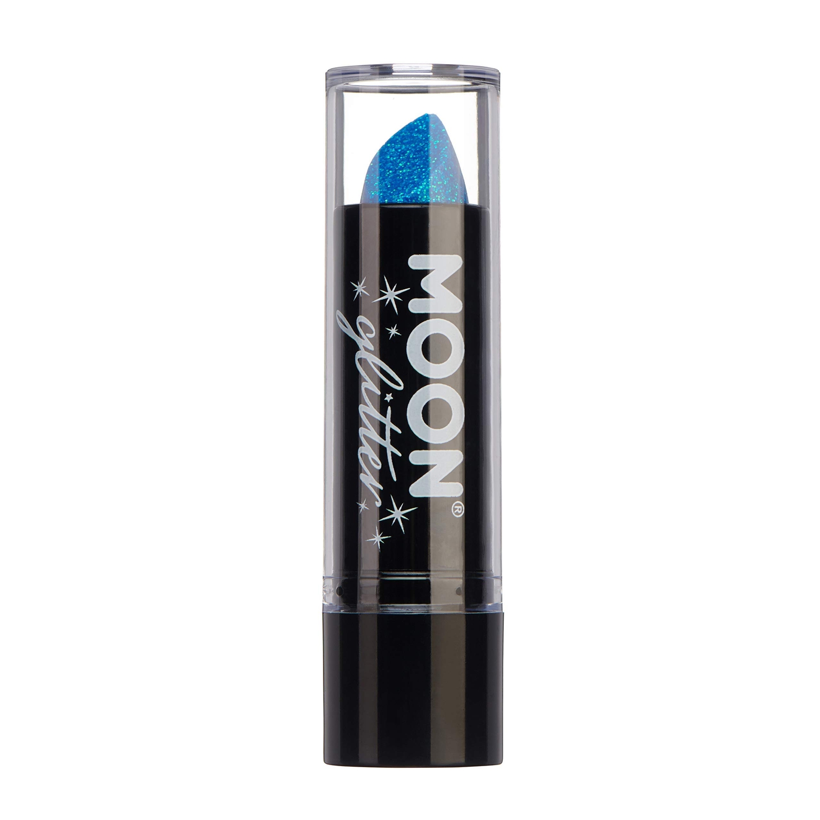 Smiffys Moon Glitter Iridescent Glitter Lipstick, Blue