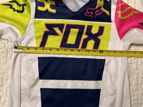 FOX RACING 180 NEON MOTOCROSS LONG SLEEVE JERSEY SHIRT ALL OVER PRINT YLARGE YL - Picture 11 of 12