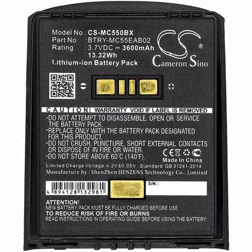 3600mAh Battery For Symbol MC55,MC5574,MC5590,MC55A,MC56,MC65,MC659,MC659B/MC67 - Picture 3 of 3
