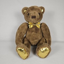 FAO Schwarz 160th Anniversary Teddy Bear Embossed Large Stuffed Plush Christmas