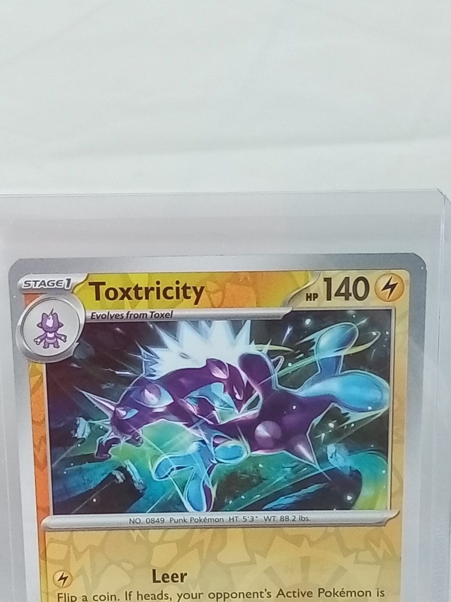 Toxtricity Reverse Holo Rare #72 Pokémon Card 2023 | eBay
