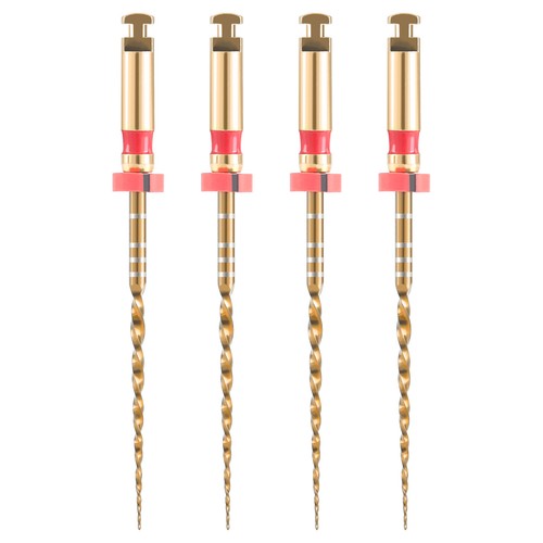 JMU 4pcs Dental Endodontic Assorted Gold Taper NITI Rotary Files 21-31mm - Picture 24 of 26