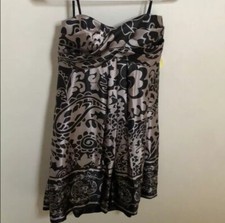 XSCAPE BY JOANNA CHEN Woman's 6 Floral Empire Strapless Dress Balloon Hem Lined