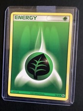 Grass Energy Card 104/109 EX Ruby And Sapphire Base Set Excellent Condition