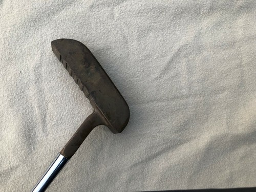 RARE VINTAGE BRASS G.M WILSON PUTTER LTD GREENMASTER 35" model G5 RH golf club - Picture 7 of 8