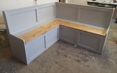 New Handmade Solid Pine 5ft Monks Benches Farrow and Ball color choice Delivery