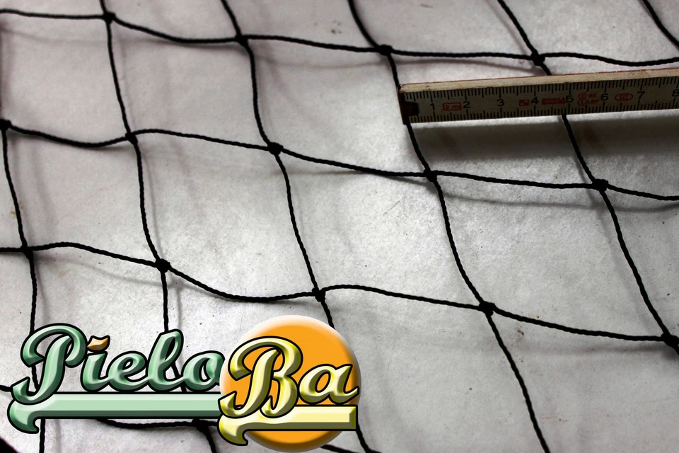 PIELOBA Geflügelzaun Geflügelnetz Weidezaun 10 m x 1,20 m schwarz Maschenweite 5 cm