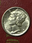 1937-P MERCURY SILVER DIME   HIGH GRADE : BU  LIGHTENIN'  BRITE WHITE  LUSTER !
