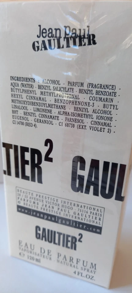 GAULTIER 2 JEAN PAUL GAULTIER 2 EAU DE PARFUM 120ML.FLAKON MIT ORV!NEU FOLIE!RAR - Bild 2 von 4