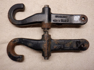 #ad Factory Tow Hooks 2002 2007 Silverado Sierra 2500 3500 HD OEM w bolts $60.00